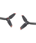 High Performance FPV Drone Propellers for FPV Rigs Durable Easy Mount Balanced Blades for Quick Throttle Response Steady Hover and Smooth Crash Proof Maneuvers, black with red tips.