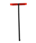 Beefy Steel Manhole Cover Lifter And Roller Shutter Door Hook With A Knuckle Friendly Grip, black steel tool for drain pulls.