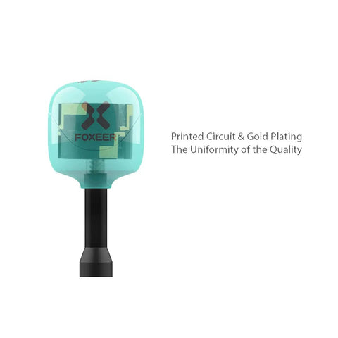 Close-up of Two Pack Lollipop 4 Plus FPV Antennas 2.6dBi 5.8GHz RHCP TX RX For FPV Racing Drones RP-SMA with PC ABS shell
