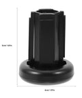 Top Tier Hockey Stick End Caps Kit 2 Pieces White Abs Plastic Protectors For Ice And Field Hockey Great Grip Boost Control Super Easy Install Durable Tips black hockey stick end cap, 5cm x 4cm, ABS plastic