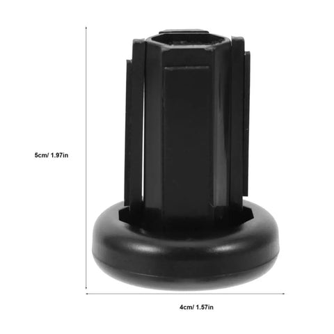 Top Tier Hockey Stick End Caps Kit 2 Pieces White Abs Plastic Protectors For Ice And Field Hockey Great Grip Boost Control Super Easy Install Durable Tips black hockey stick end cap, 5cm x 4cm, ABS plastic