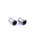 Built To Last Tough As Nails Low Friction 13 mm Bore Linear Ball Bearing 23 mm Outer Diameter, 32 mm Wide For CNC Machines Silver Pack Of 2