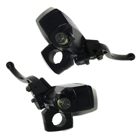 Left And Right 1 Inch 25mm Hydraulic Brake And Clutch Master Cylinder Handlebar Set For Motorcycles Ride Ready