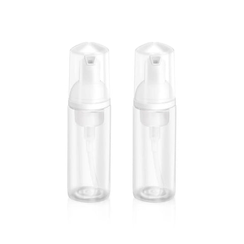 2 Oz Travel Foam Dispenser Bottles Set Empty Plastic Pump Bottles For Hand Soap And Shampoo Refillable And Reusable Grab And Go Travel Containers