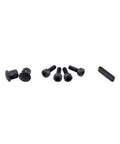 Heavy Duty Nema 17 Planetary Gearbox Speed Reducer Adapter fasteners kit including black screws and caps for robust assembly.