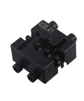 Beefy Pro Grade Chain Breaker Tool For 35 And 420 Roller Chains, black CNC steel block with engraved '420.41' marking
