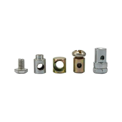 Small metal components in Universal Motorcycle Repair Kit For Roadside Fixes, Emergency Throttle Clutch And Brake Cable Repair Set