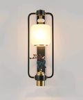 Slick Contemporary Wall Sconce With A Heavy Duty Black Iron Bracket And Clear Glass Shade For Pure Indoor Outdoor Vibes Perfect For Hallways And Bedrooms With Zero Glare And Hassle Free Setup, featuring a decorative deer.