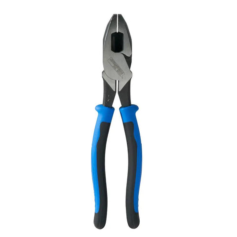 Tough As Nails High Leverage Nine Inch Lineman Pliers For Cutting ACSR Screws Nails And Wire Made In USA With Precision Shearing