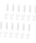 Vertical Blinds Stem Tabs Repair Kit 36 Sets Quick Fix Replacement Parts for Smooth Sliding and Reliable Operation