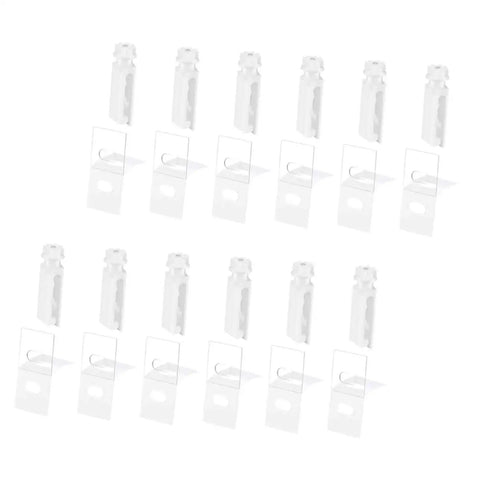 Vertical Blinds Stem Tabs Repair Kit 36 Sets Quick Fix Replacement Parts for Smooth Sliding and Reliable Operation