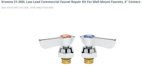 Beefed Up Pro Grade Commercial Series Faucet Repair Kit For 21-300L Silver Easy Install Replacement Seals Valves O Rings And Hardware