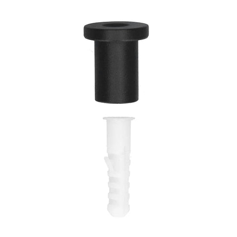 Heavy Duty Carbon Steel Barn Door Spacer Kit With Wall Mount Brackets Screws And Gasket Set For Secure Flush Installation