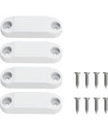 RV Baggage Door Holder Latch Keep Doors Open 4 Pack For Camper Travel Trailer Fifth Wheel Storage Compartments Plastic White