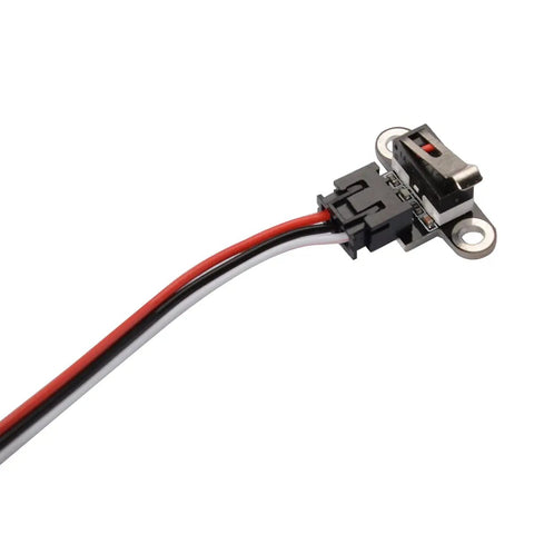 Six Pack 3D Printer Limit Switch Kit With 1 Meter 3 Pin Cable Micro Endstop Switches For RAMPS 1.4 plugged into board close-up view