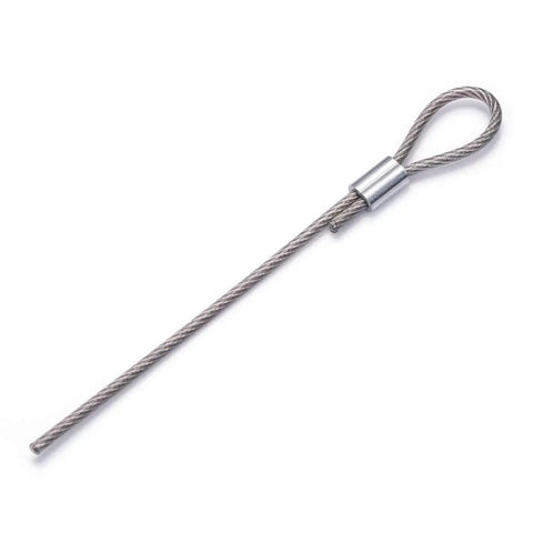 1/16 Inch Aluminum Wire Rope Ferrules Loop Sleeves Crimping Set 200 Pieces For Cable Crimps Pro Grade Aluminum With Easy Lock Ends To Lock Tight Using Pliers Or Vise Smooth Clean Crimps On Small Diameter Rope, crimped cable loop