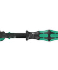 Zyklop Speed Black Edition 8000 A Professional Ratchet Set with green finish, showing quick-change design and high torque handle.
