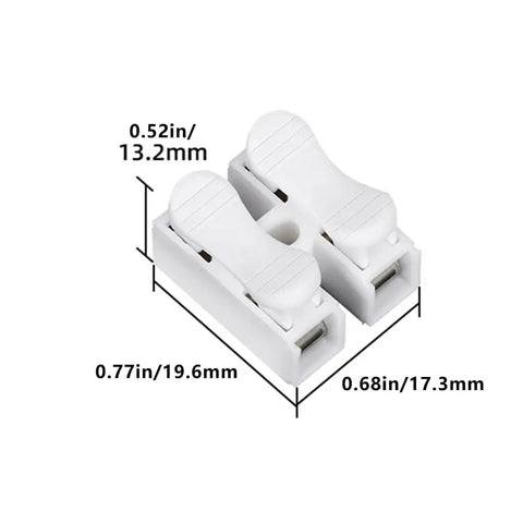 High Conductivity Quick Connect Terminal Block No Tools Needed For Instant Cable Wiring Heat Resistant Spring Clamp Terminal