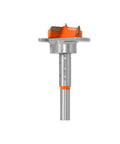 Kickass Forstner Drill Bits With 7mm Round Shank And Razor Sharp Carbide Edges ideal for precise wood boring and cabinet assembly.