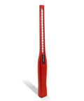 Slick Slim Inspection Lamp With Magnetic Work Light, 360 Degree Swivel And Tilt, standing upright, red color, 16 LED.