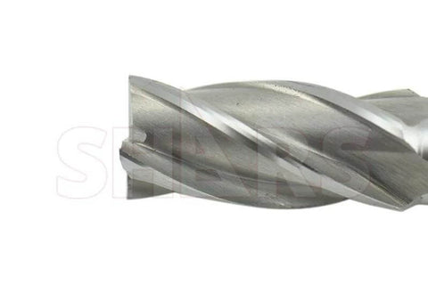 Shars end mill, 7/8 in diameter, 4-flute, high-speed steel, center-cut, single-end, 1-7/8 in flute length