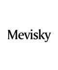 Text graphic featuring the brand name 'Mevisky' in black on a white background.