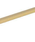 Front view of Champagne Bronze Cabinet Pull from Blackrock Collection for cabinets and furniture with 11 inch overall length by Amerock.