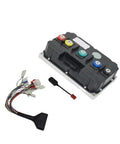 Electric motorcycle controller 1000A ND1081000 with regenerative braking; black module, terminals, and wiring harness