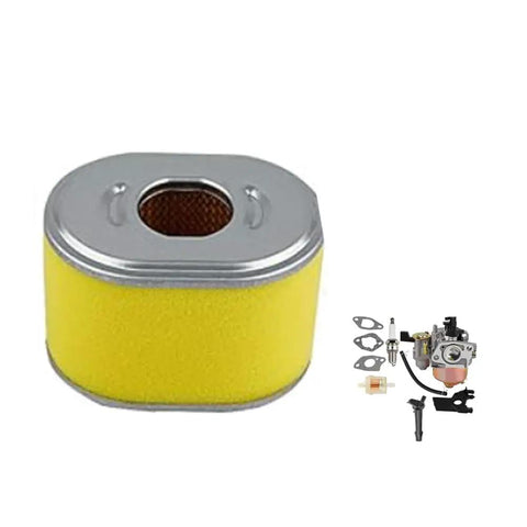 Air filter and carburetor for Coleman CT200U BT200 B200 Mini Bike Go Kart 196cc Predator 212cc 6.5hp engine, Honda GX160 GX200.