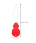 Gourd Shaped Needle Threader For Hand Sewing And Embroidery, Easy Threading Tool With Stainless Steel Needle, Portable DIY Craft Accessory For Quick Threading, Precise Stitches, And Creative Projects. Red 5.5cm threader with 1.5cm width