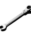 Ratchet Spanner Set With Flexible Wrench Open End And Ring Keys 6 To 24MM Chrome Steel Hand Tool for Cars Easy Grab and Smooth Turn