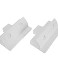 Adjustable Solar Panel Mounting Brackets For RV Caravan Boat Yacht Flat Roof With Durable ABS Weather Resistant Corner Holder Set To Secure Your Solar Energy And Get This Awesome Kit Done Right Today white ABS brackets