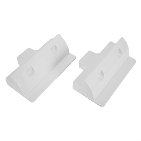 Adjustable Solar Panel Mounting Brackets For RV Caravan Boat Yacht Flat Roof With Durable ABS Weather Resistant Corner Holder Set To Secure Your Solar Energy And Get This Awesome Kit Done Right Today white ABS brackets