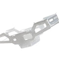 Beefed Up Aluminum Chassis Frame Upgrade Kit For One Tenth Scale RC Cars Featuring Clod Buster and Bullhead with shock mount points