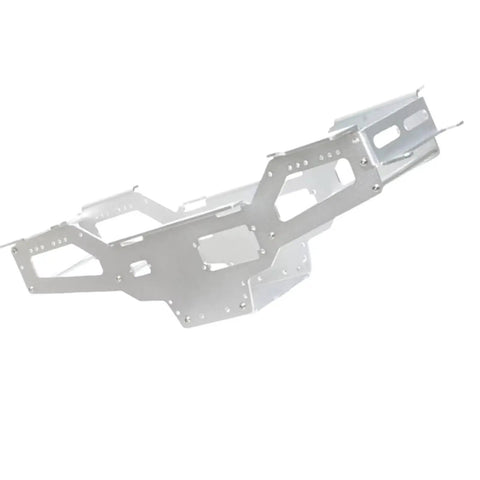 Beefed Up Aluminum Chassis Frame Upgrade Kit For One Tenth Scale RC Cars Featuring Clod Buster and Bullhead with shock mount points