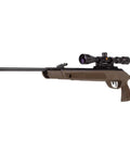 Magnum GR Break Barrel Air Rifle In.25 Caliber With 1000 FPS Velocity, brown synthetic stock, and scope
