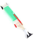 Manual Planter Transplanter Handheld Seeder with green and white design for garden seeding and fertilizer spreading.