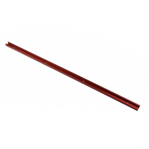 Red Aluminum Alloy T Slot Track For Woodworking, 300mm Length Miter Board Guide System With T Bolt, Cutting Guide, And Quick Action Clamps