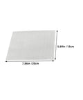 4 Piece Stainless Steel Vehicle Bumper Repair Mesh Kit Silver For Quick Hole Fix On Car Bumpers And Fenders Easy Install Durable Body Patch Solution For DIY Enthusiasts, 20x15cm mesh patch