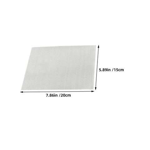 4 Piece Stainless Steel Vehicle Bumper Repair Mesh Kit Silver For Quick Hole Fix On Car Bumpers And Fenders Easy Install Durable Body Patch Solution For DIY Enthusiasts, 20x15cm mesh patch