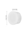 Mini Swivel Base Bearings 100 Pcs For DIY Projects, Rotating Craft Bearings For Windmill Dolls, Hair Clips And Jewelry Making, 13x13x7 mm white plastic and iron