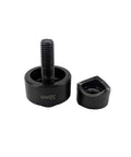 32mm Hole Punch And Knockout Die Set For Home Brewing, showing black precision punch kit, durable tool for easy holes in beer equipment.