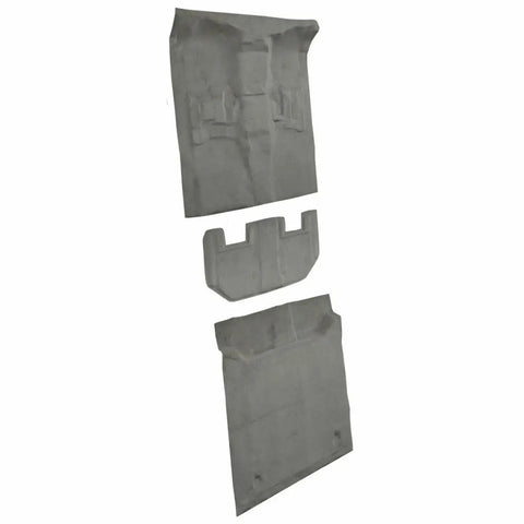 Heavy Duty Black Cutpile Replacement Carpet For Chevy Suburban 1500 Second Row Seat Mount Cover in three pieces