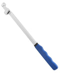 Heavy Duty Steel Wrench Extender Bar 15 Inches Long For Extra Leverage And Torque Adapter Extension Wrench for handymen with blue handle.