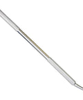 Chrome Winch Bar With Grooved Head And Non Slip Grip, 33 Inch Flatbed Trailer Tie Down Tool For Extra Leverage, Load Tightening And Secure Cargo During Hauling chrome steel winch bar with grooved tip and tapered handle