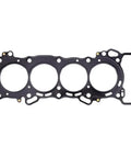 Heavy Duty Beaterproof Motorcycle Cylinder Head Gasket Drop In Replacement For Cb600f Cb 600f Abs 2007 2008 2009 2010 multilayer steel gasket viewed from above.