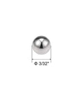 3/32 Inch Bearing Balls Set 440C Stainless Steel G25 Precision Balls 100 Pieces For High Precision Bearings And Machinery Smooth Hard And Ready For Tight Tolerances, 3/32" stainless steel ball