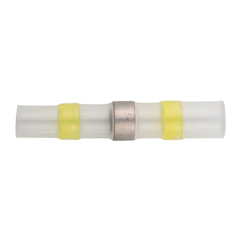 200 Piece Solder Seal Heat Shrink Butt Connectors Kit Waterproof Wire Terminals Perfect For Marine Auto Truck RV Trailer Wiring Splice Quick Repairs And Tight Spaces Without Complex Tools. single yellow wire connector with solder sleeve