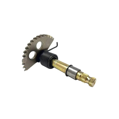 Kick Start Gear Shaft Assembly For GY6 125cc And 150cc Scooters With Spring Washer Bushings Spindle 16 Teeth 129mm Length 94mm Diameter Replacement Set