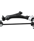 4 Piece Front Lower Control Arm Kit Left And Right For Chevrolet Equinox 2010 To 2016 LTZ FWD Replacement With Control Arm Bushings